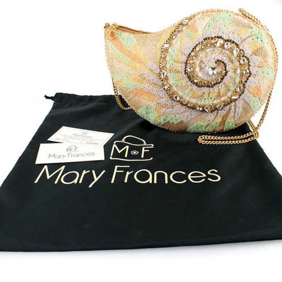 Mary Frances Gold Nautilus Clutch - Picture 7 of 7